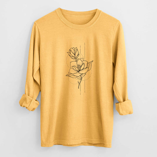 Southern Magnolia Stem - Heavyweight 100% Cotton Long Sleeve