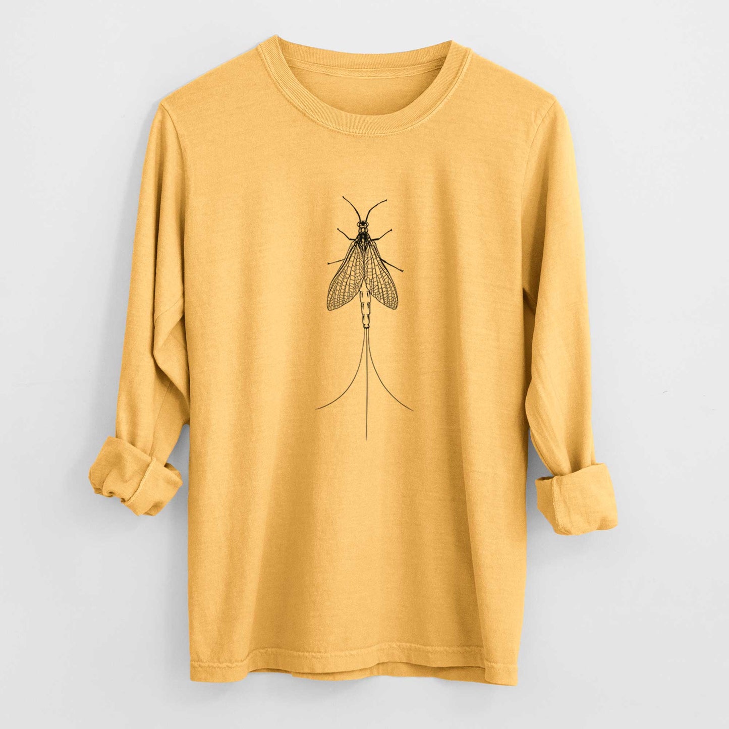 Ephemera Danica - Mayfly - Heavyweight 100% Cotton Long Sleeve