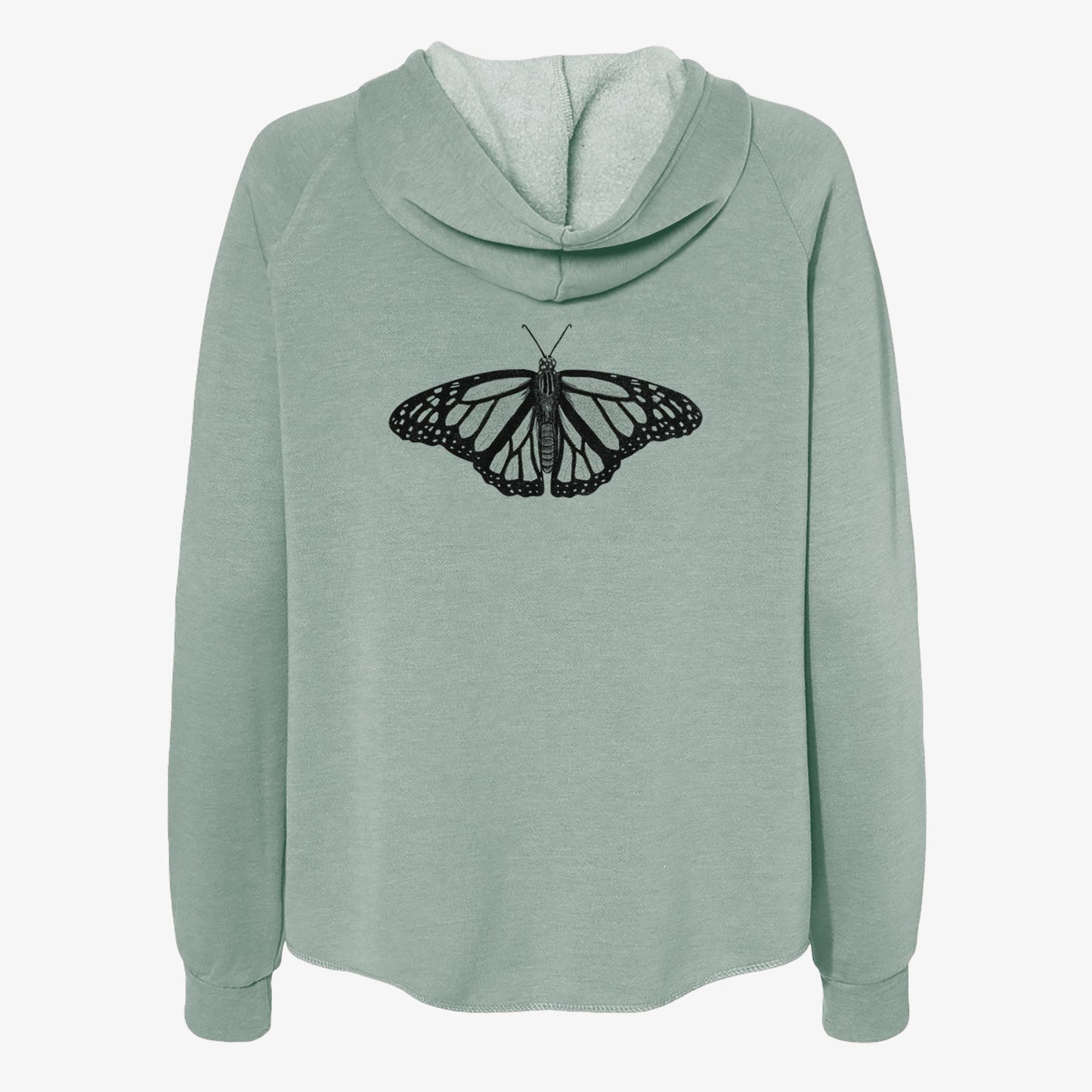 Danaus plexippus - Monarch Butterfly - Women's Cali Wave Zip-Up Sweatshirt