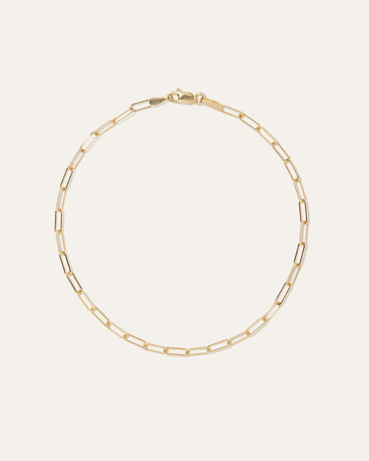14k Gold Chain Link Bracelet