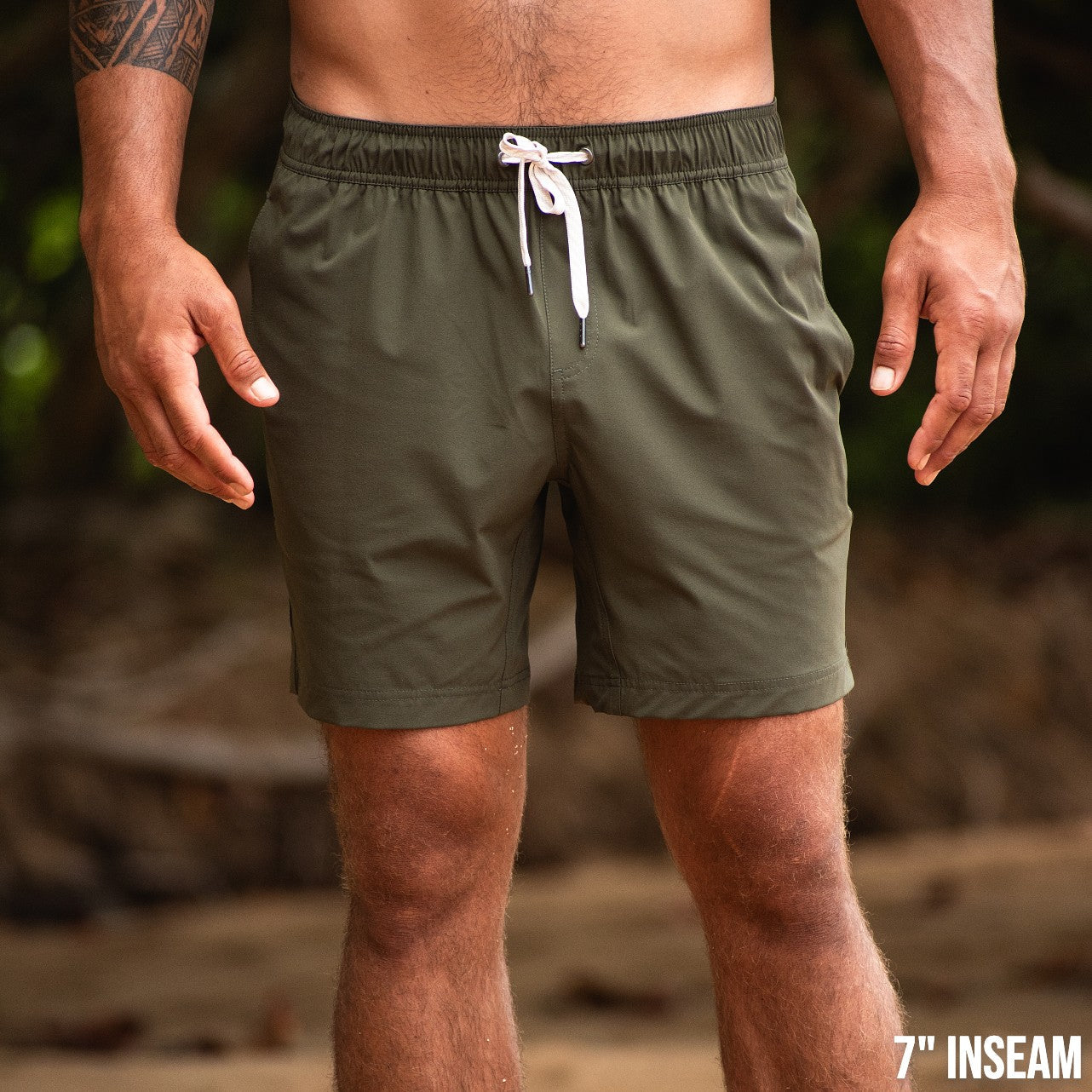 Nomad 3.0 Short (Hybrid) - Olive 5" & 7"