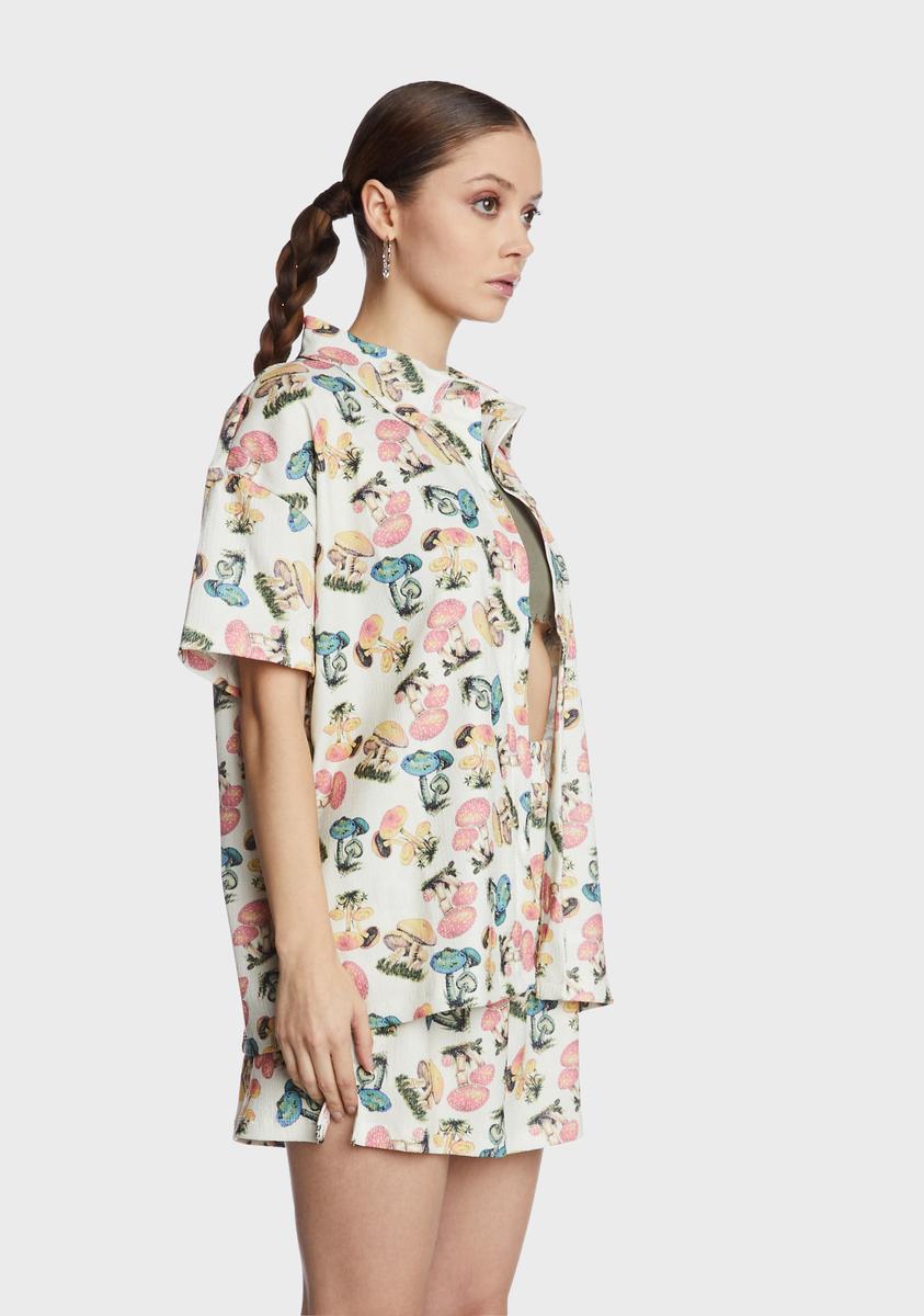 Mushroom Velour Shirt