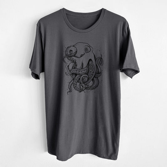 Octopus Vulgaris - Common Octopus - Unisex Crewneck - Made in USA - 100% Organic Cotton