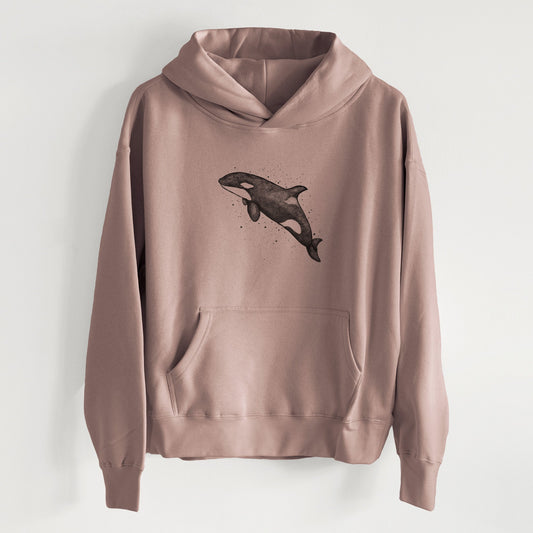 Orca Whale - Women's Heavyweight Relaxed Hoodie