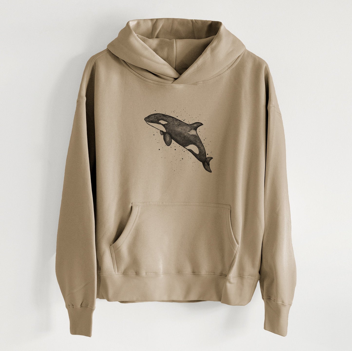 Orca Whale - Women's Heavyweight Relaxed Hoodie