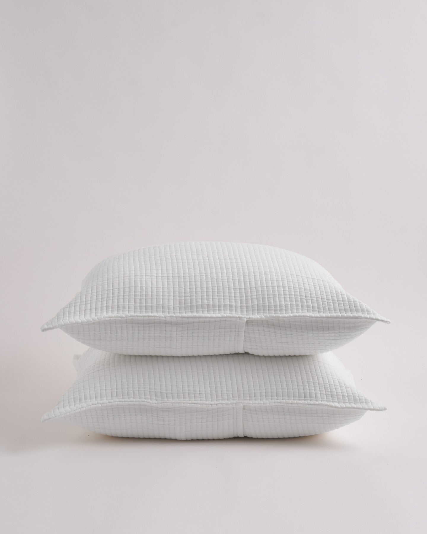 Organic Ribbed Cotton Shams