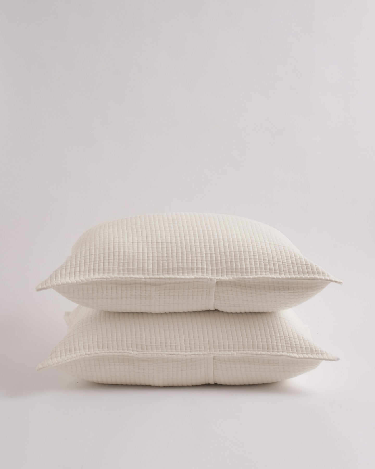 Organic Ribbed Cotton Shams