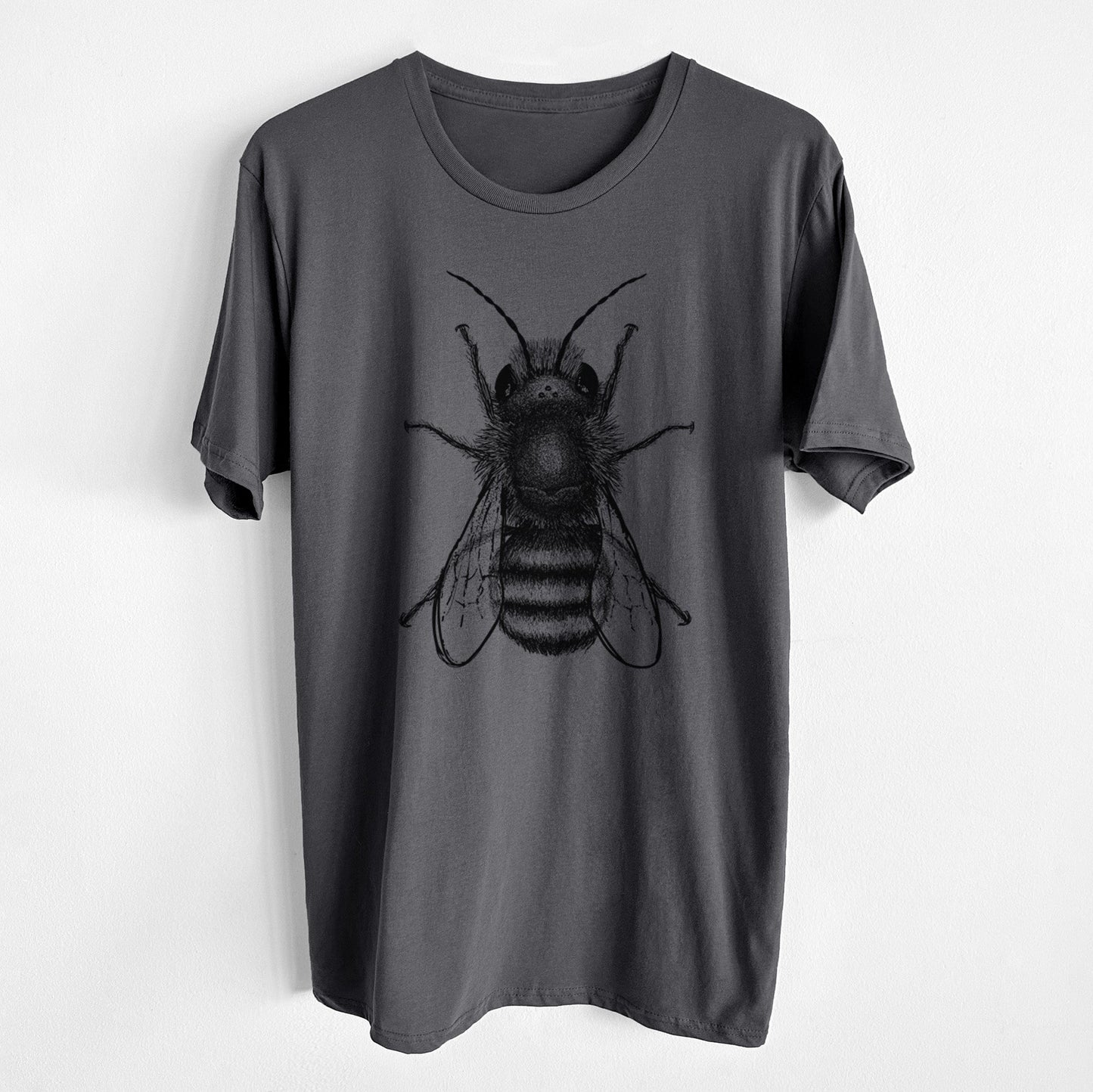 Osmia Bicornis - Red Mason Bee - Unisex Crewneck - Made in USA - 100% Organic Cotton