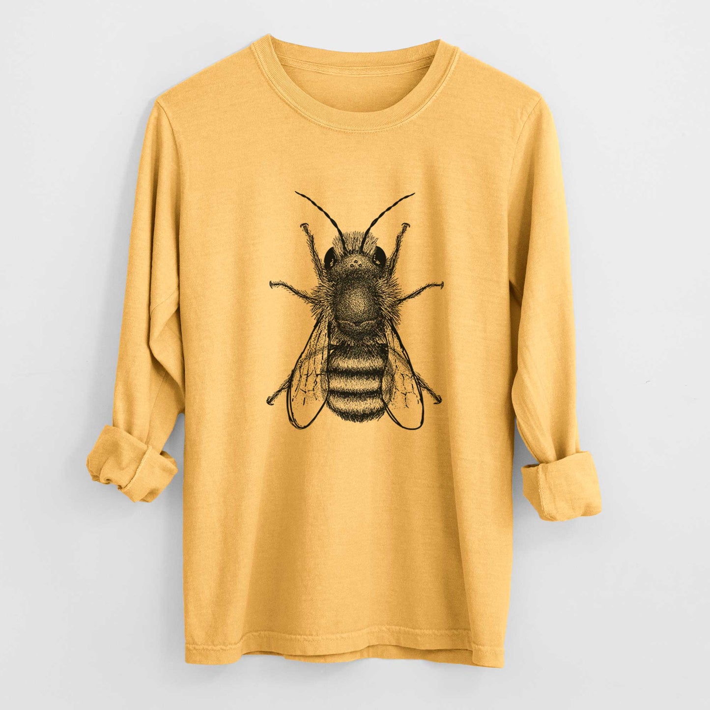 Osmia Bicornis - Red Mason Bee - Heavyweight 100% Cotton Long Sleeve