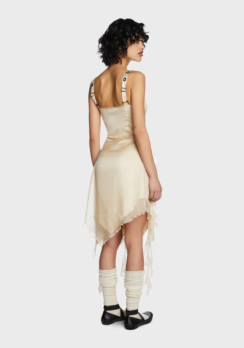 Ivory Life's No Fairytale Midi Dress