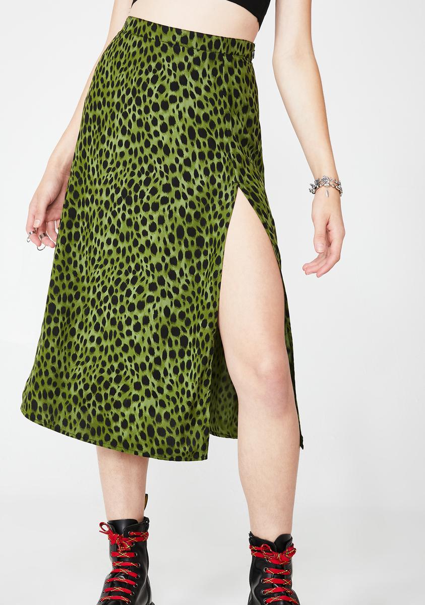 Cheetah Saika Skirt
