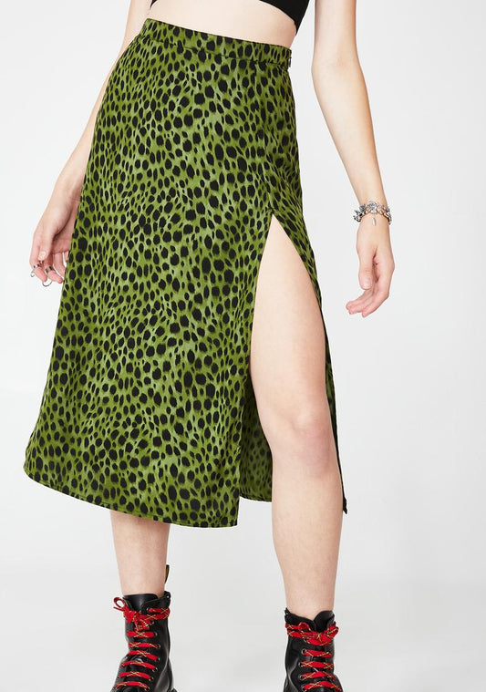 Cheetah Saika Skirt
