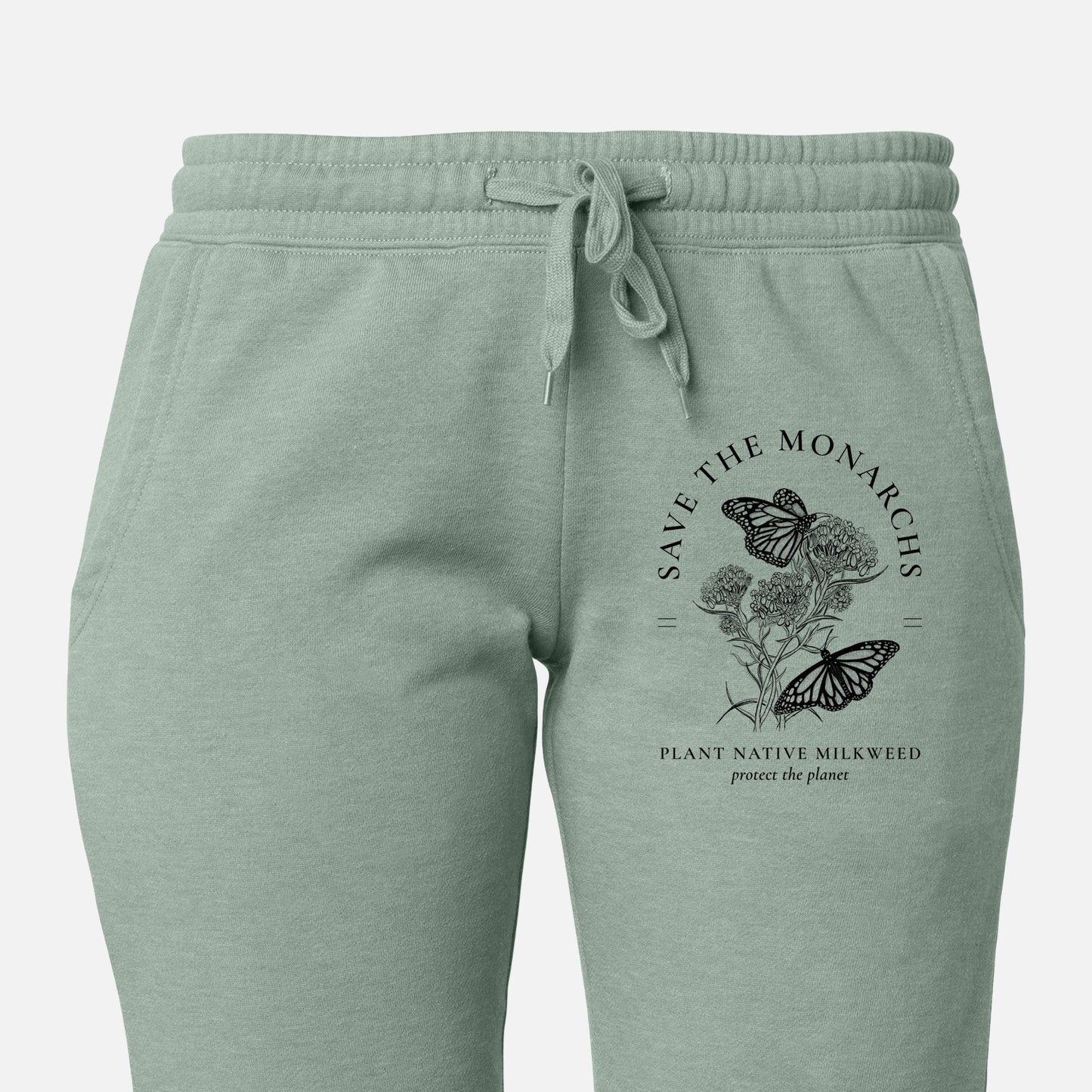 Save the Monarchs - Plant Native Milkweed - Women's Cali Wave Jogger Sweatpants