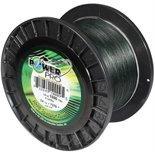 PowerPro Braided Fishing Line, 200lb x 1500yd v red, [21102001500V]