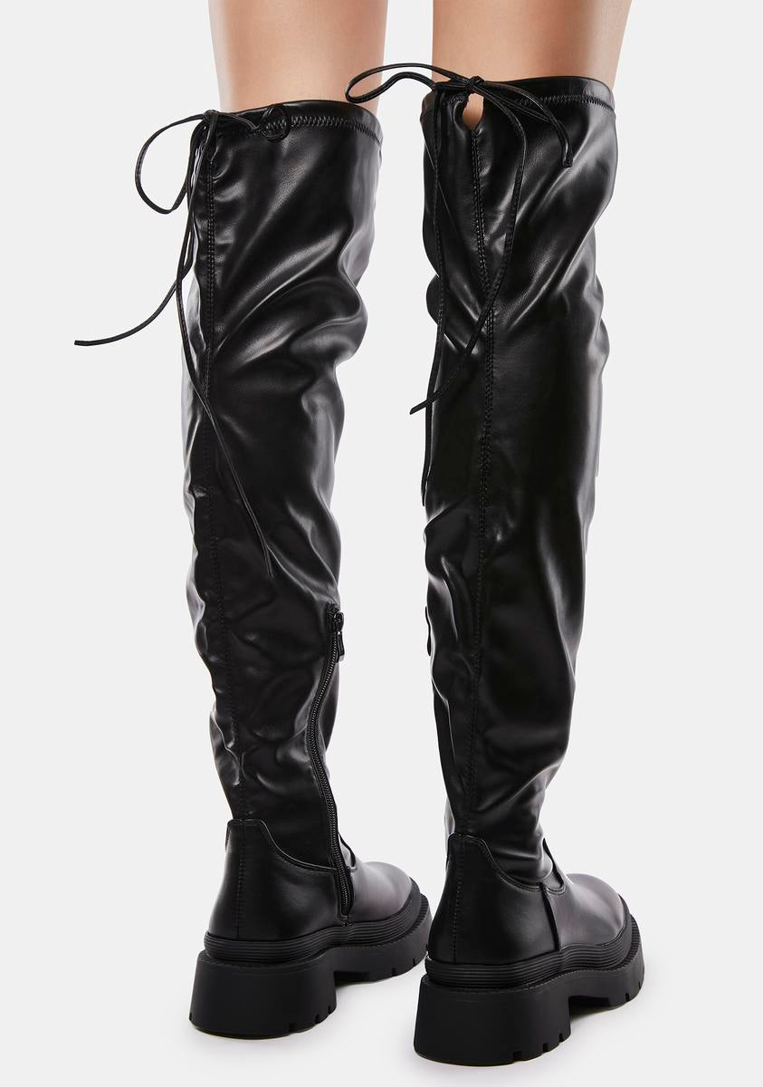 Obsidian Rival Envy Knee High Boots