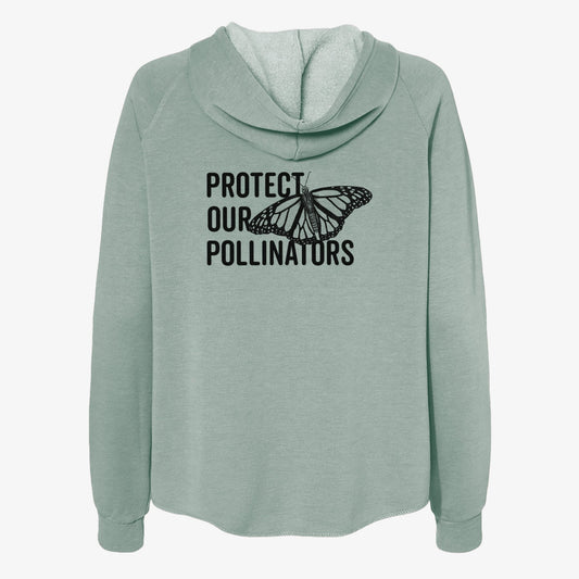 Protect our Pollinators - Women's Cali Wave Zip-Up Sweatshirt