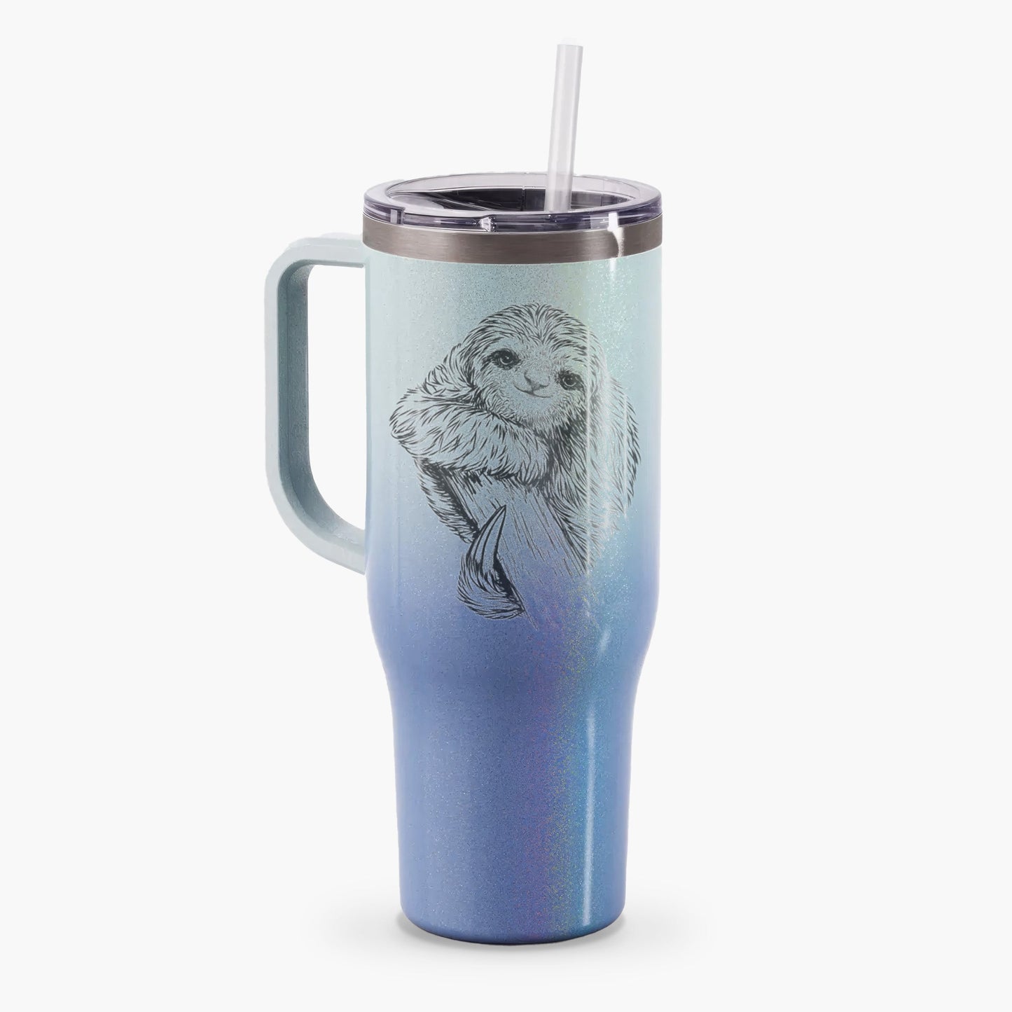 Pygmy Three-toed Sloth - Bradypus pygmaeus - 40oz Tumbler with Handle