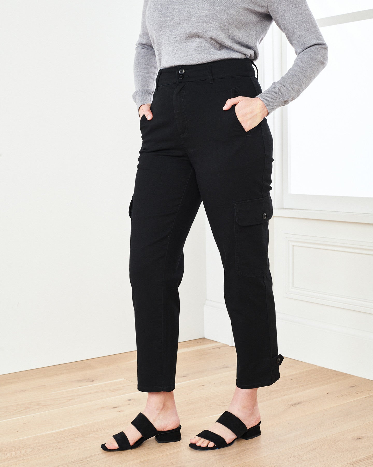Stretch Cotton Twill Cargo Pant