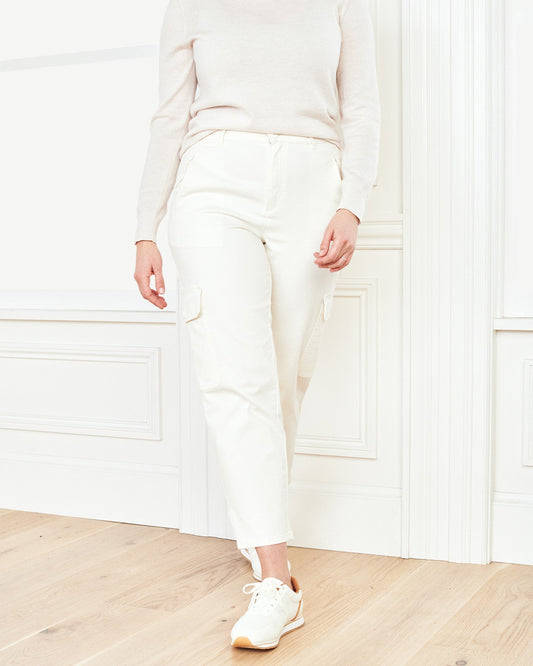 Stretch Cotton Twill Cargo Pant