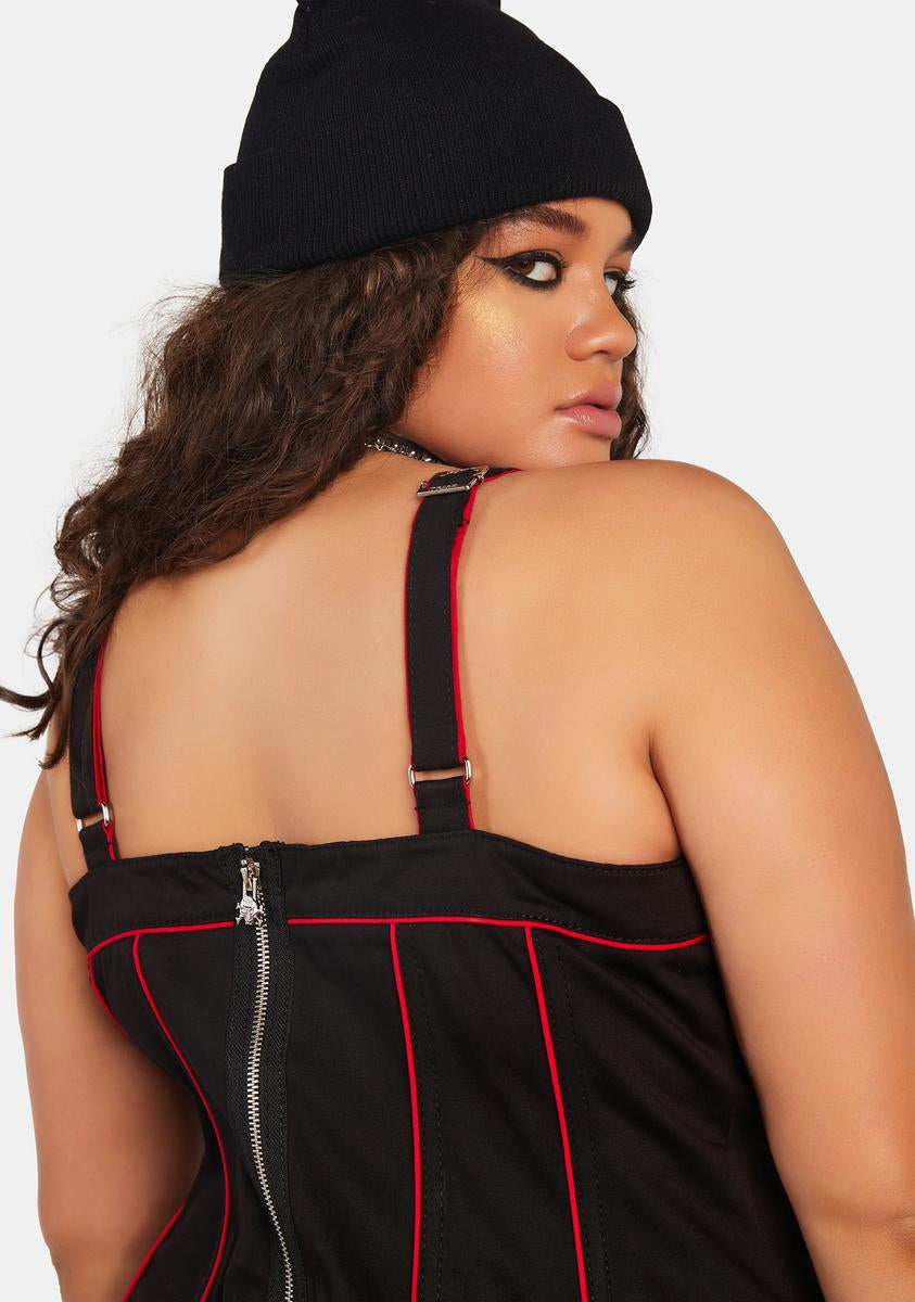 Plus Band Corset Top