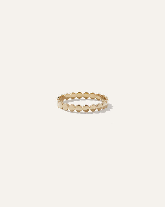 14K Gold Circle Eternity Band