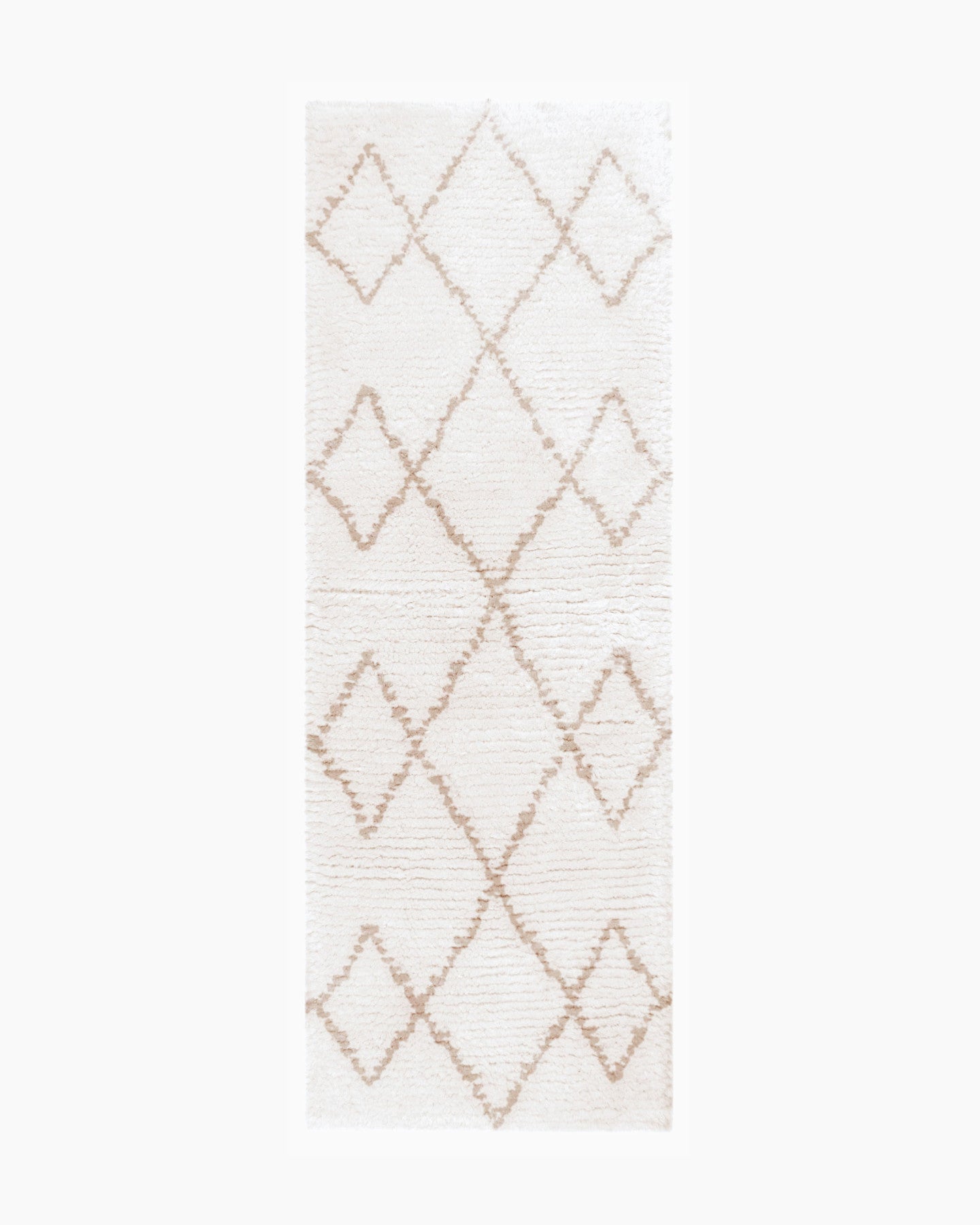 Diamond Wool Shag Rug