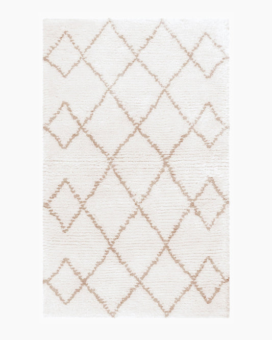 Diamond Wool Shag Rug