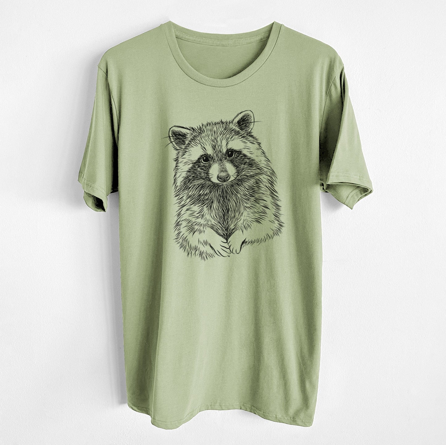 Raccoon - Procyon lotor - Unisex Crewneck - Made in USA - 100% Organic Cotton