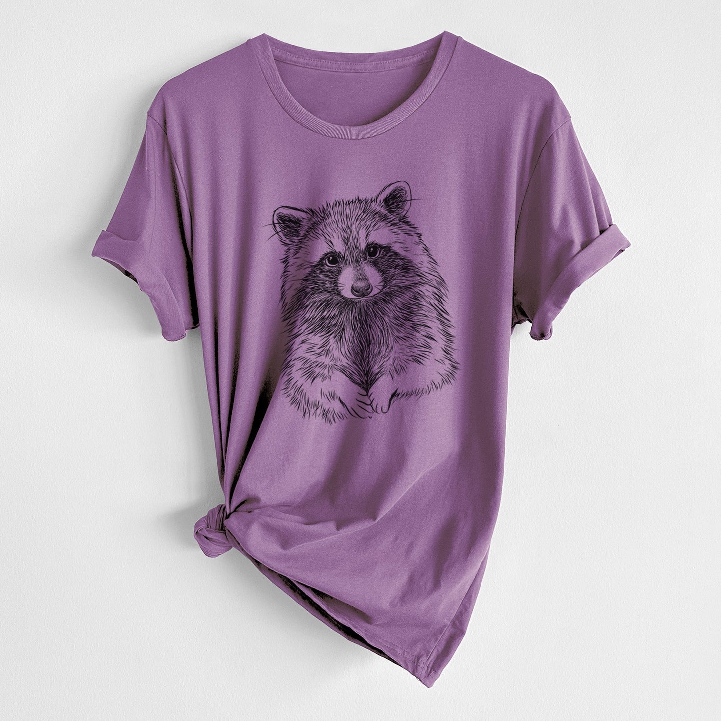 Raccoon - Procyon lotor - Unisex Crewneck - Made in USA - 100% Organic Cotton
