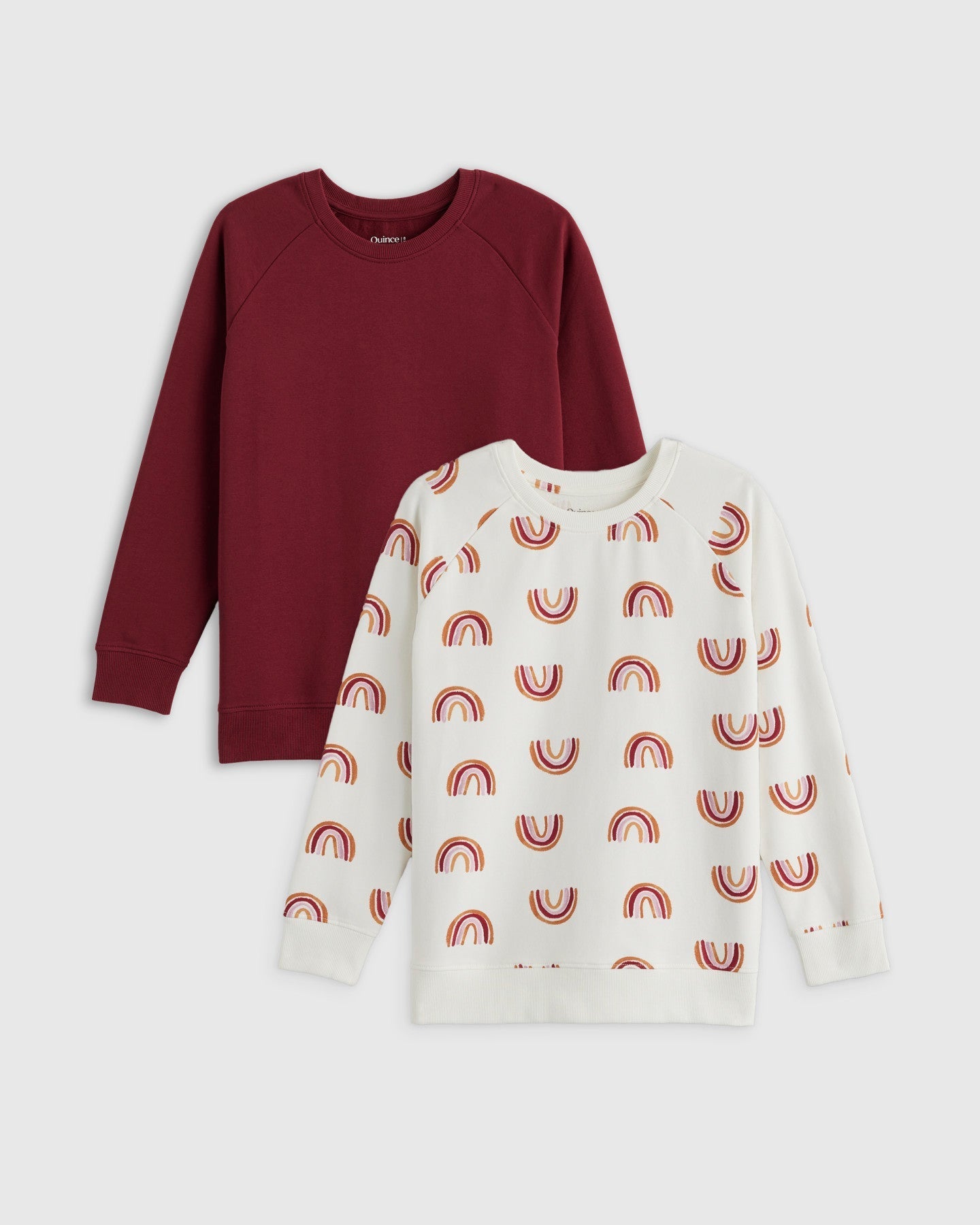 Organic Cotton French Terry Crew Neck Sweatshirt 2-Pack