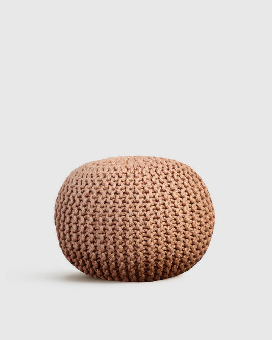 Indoor/Outdoor Knit Pouf