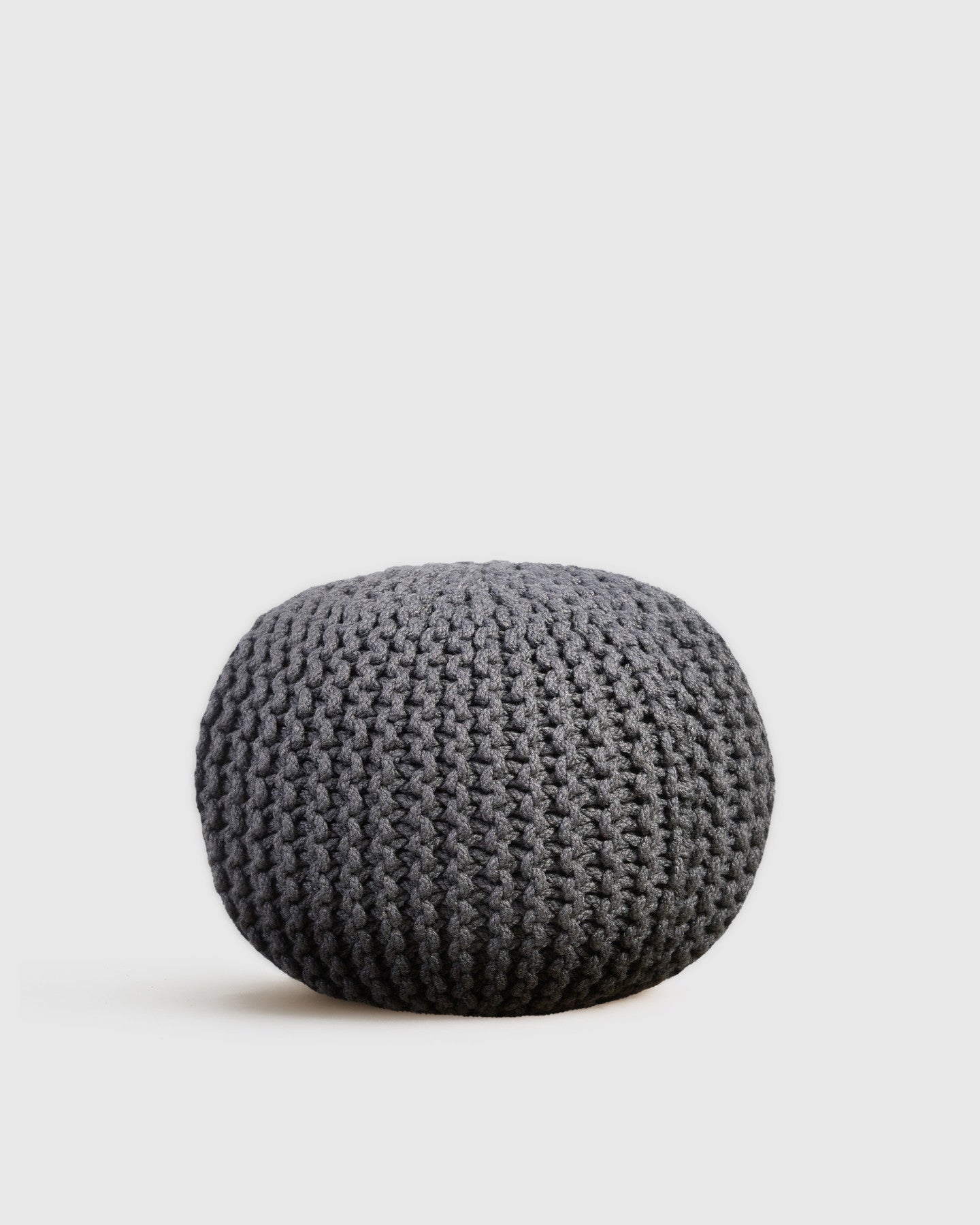 Indoor/Outdoor Knit Pouf