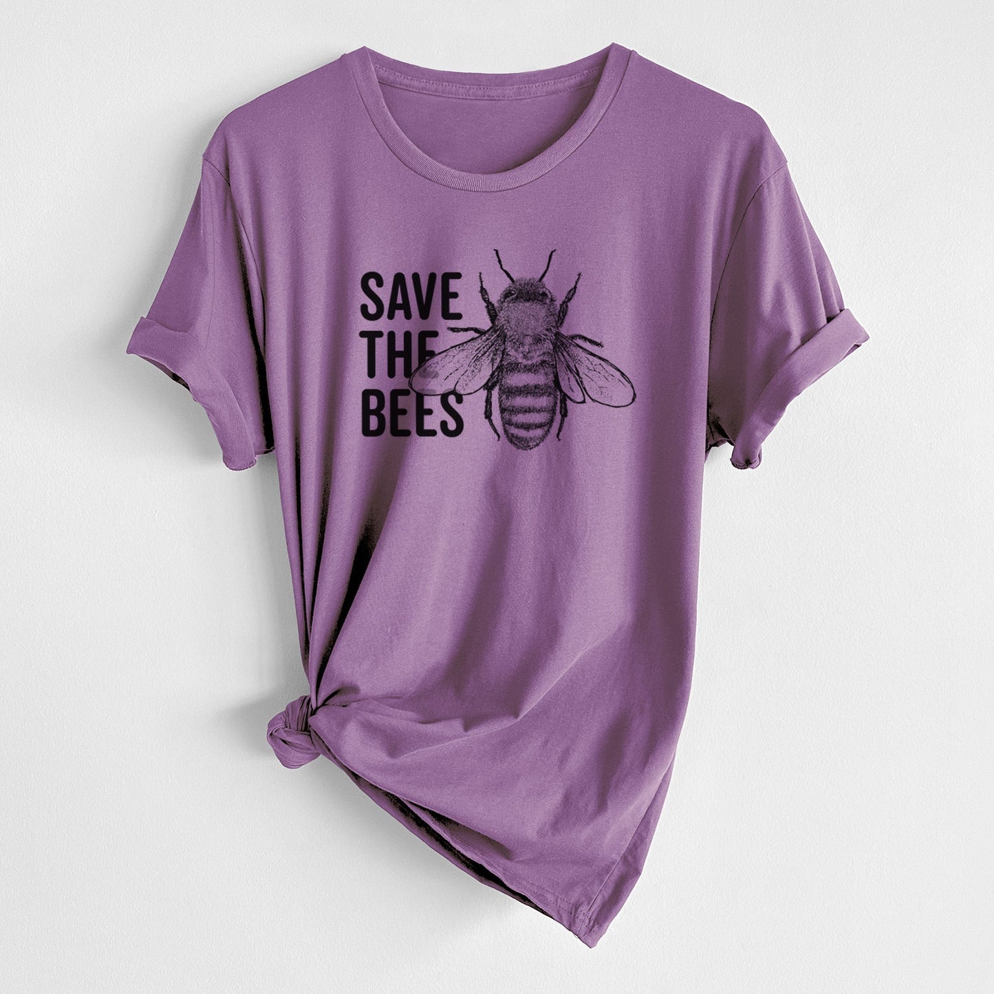 Save the Bees - Unisex Crewneck - Made in USA - 100% Organic Cotton