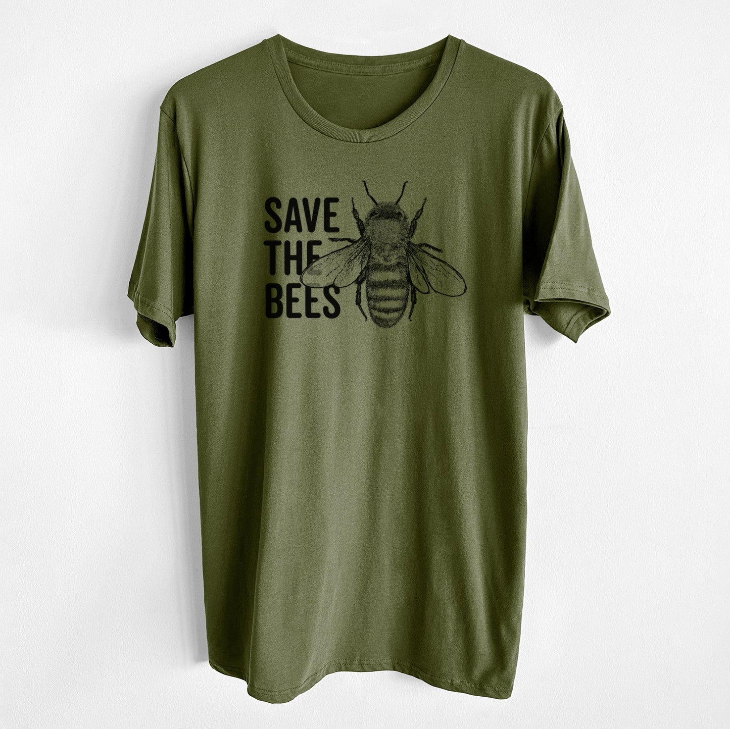 Save the Bees - Unisex Crewneck - Made in USA - 100% Organic Cotton
