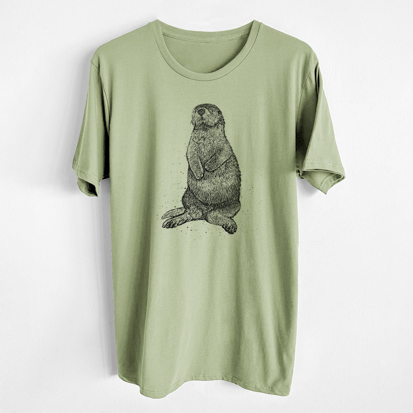 Enhydra lutris - California Sea Otter - Unisex Crewneck - Made in USA - 100% Organic Cotton