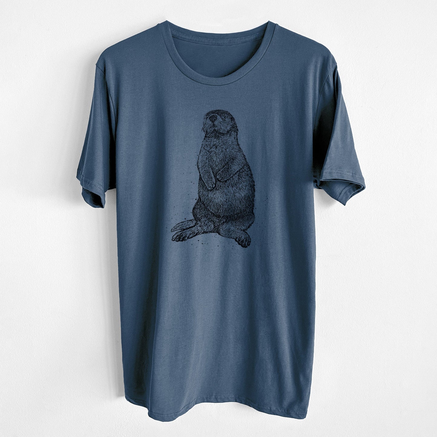 Enhydra lutris - California Sea Otter - Unisex Crewneck - Made in USA - 100% Organic Cotton