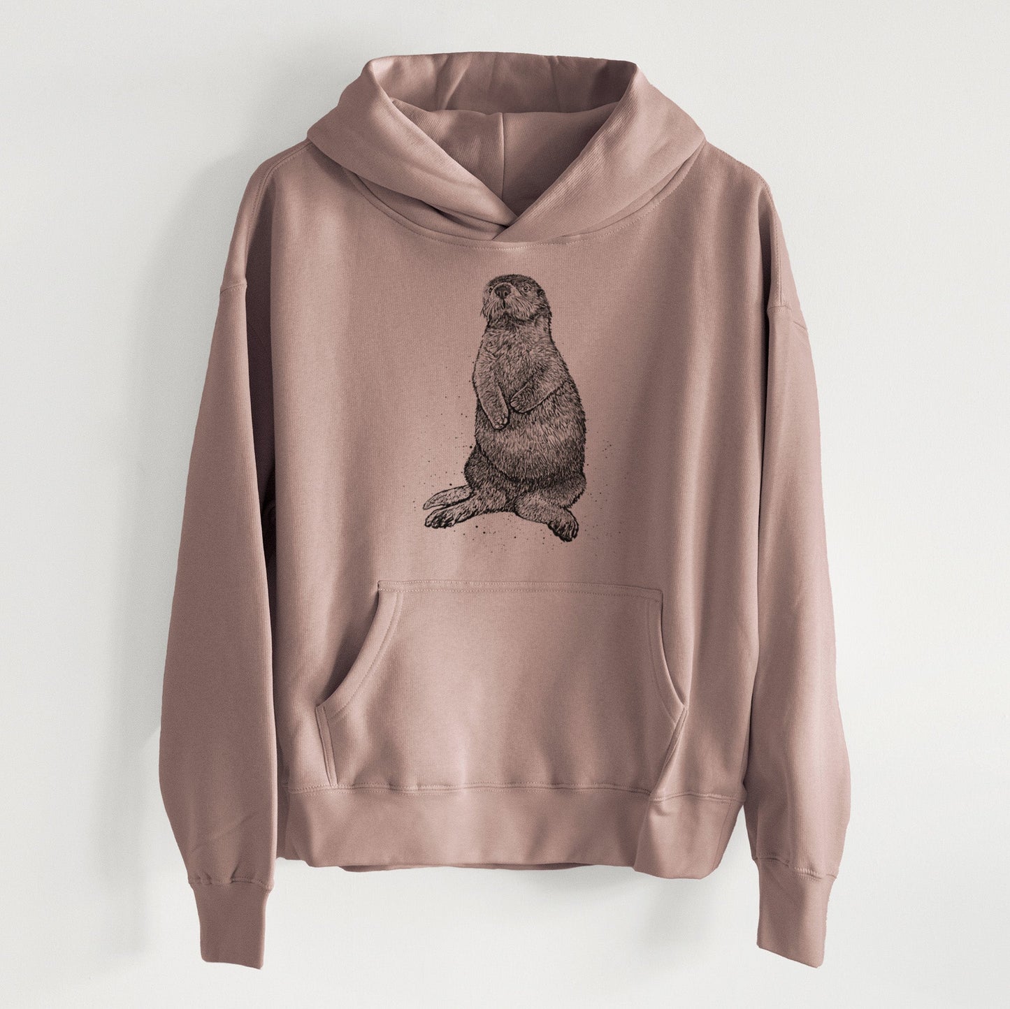 Enhydra lutris - California Sea Otter - Women's Heavyweight Relaxed Hoodie