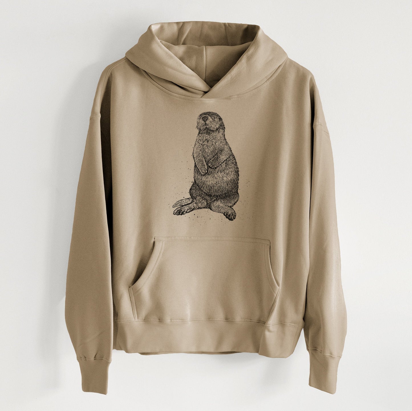 Enhydra lutris - California Sea Otter - Women's Heavyweight Relaxed Hoodie