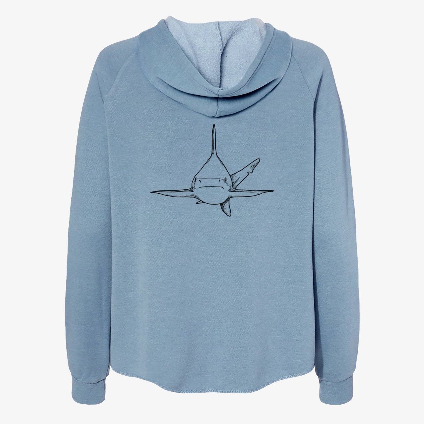 Silvertip Shark Front - Women's Cali Wave Zip-Up Sweatshirt