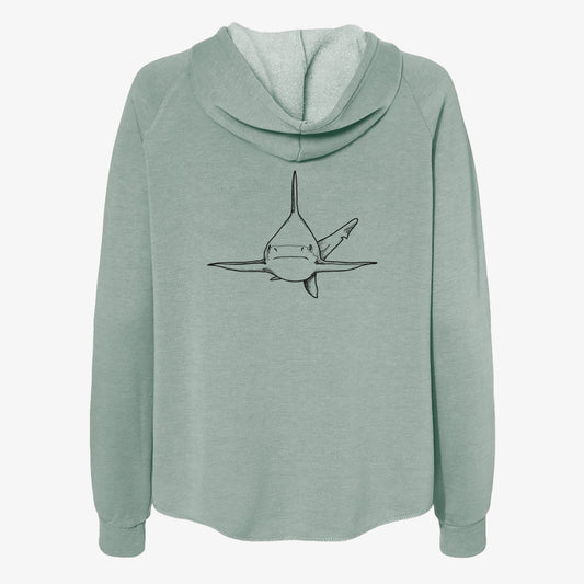 Silvertip Shark Front - Women's Cali Wave Zip-Up Sweatshirt