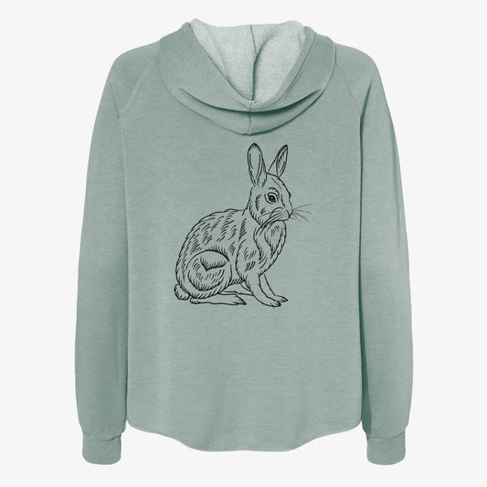 Snoeshoe Hare - Women's Cali Wave Zip-Up Sweatshirt