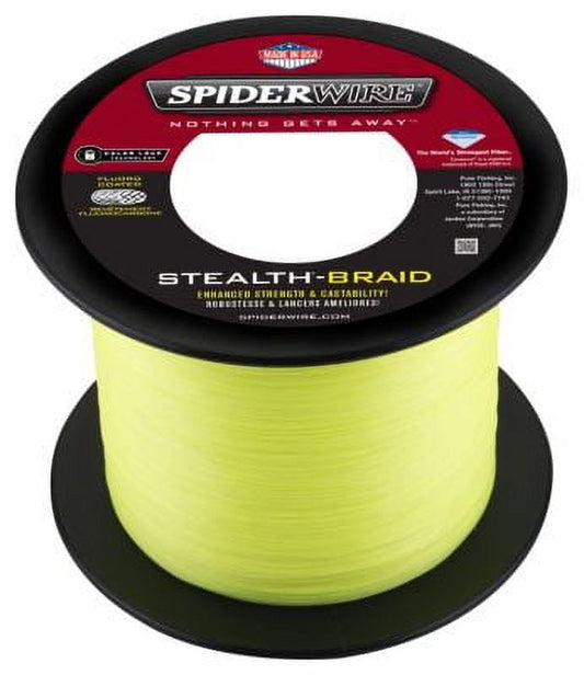SpiderWire Stealth? Superline, Hi-Vis Yellow, 150lb | 68.0kg Fishing Line