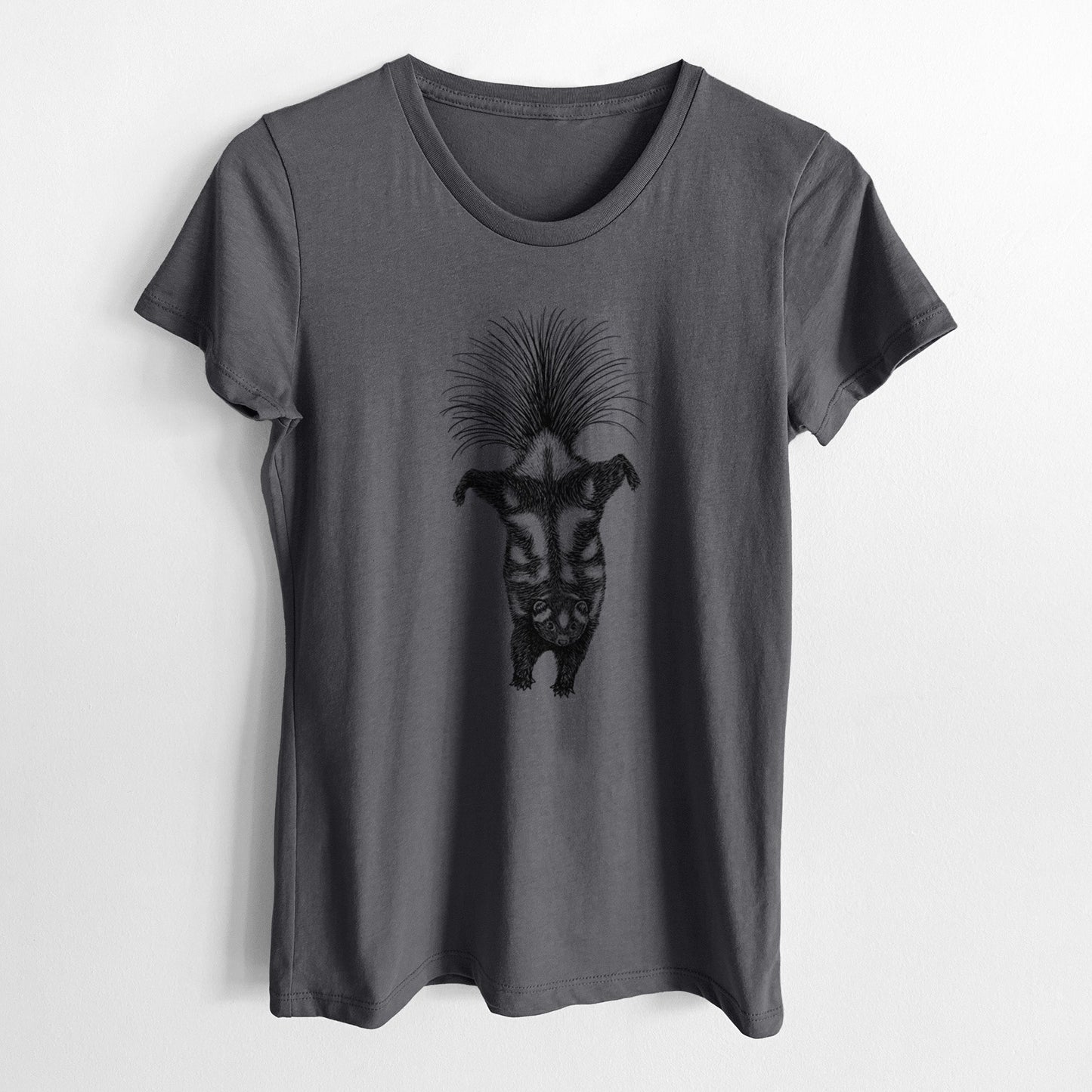 Eastern Spotted Skunk - Spilogale putorius - Women's Crewneck - Made in USA - 100% Organic Cotton