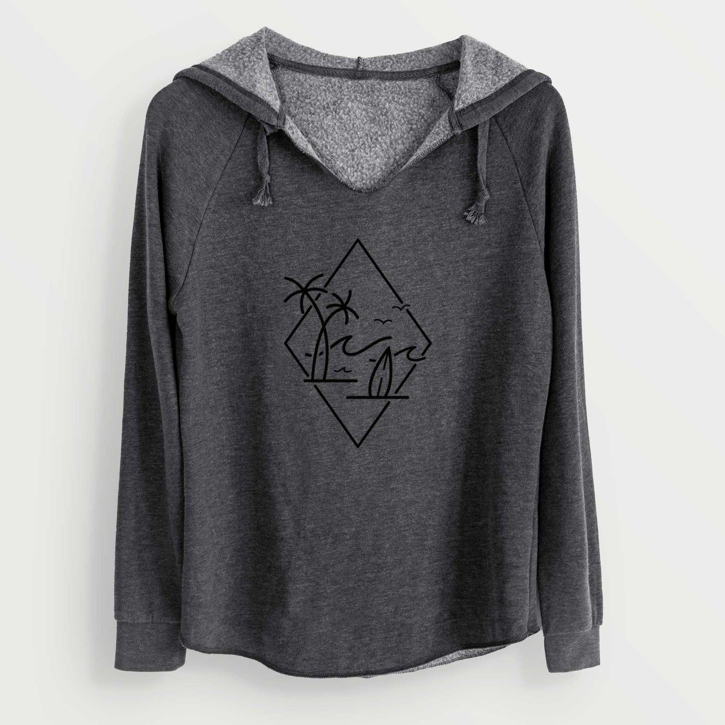 Summer Surf Diamond - Cali Wave Hooded Sweatshirt