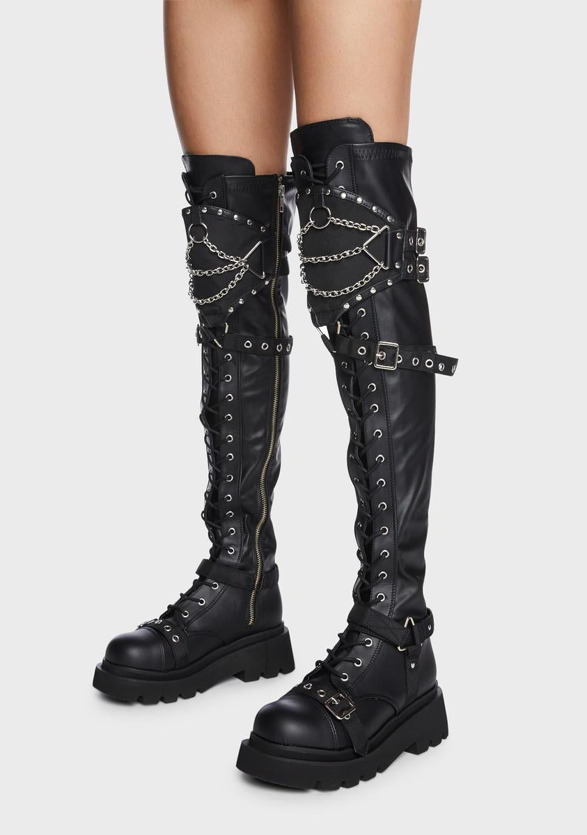 Renegade-320 Knee High Boots