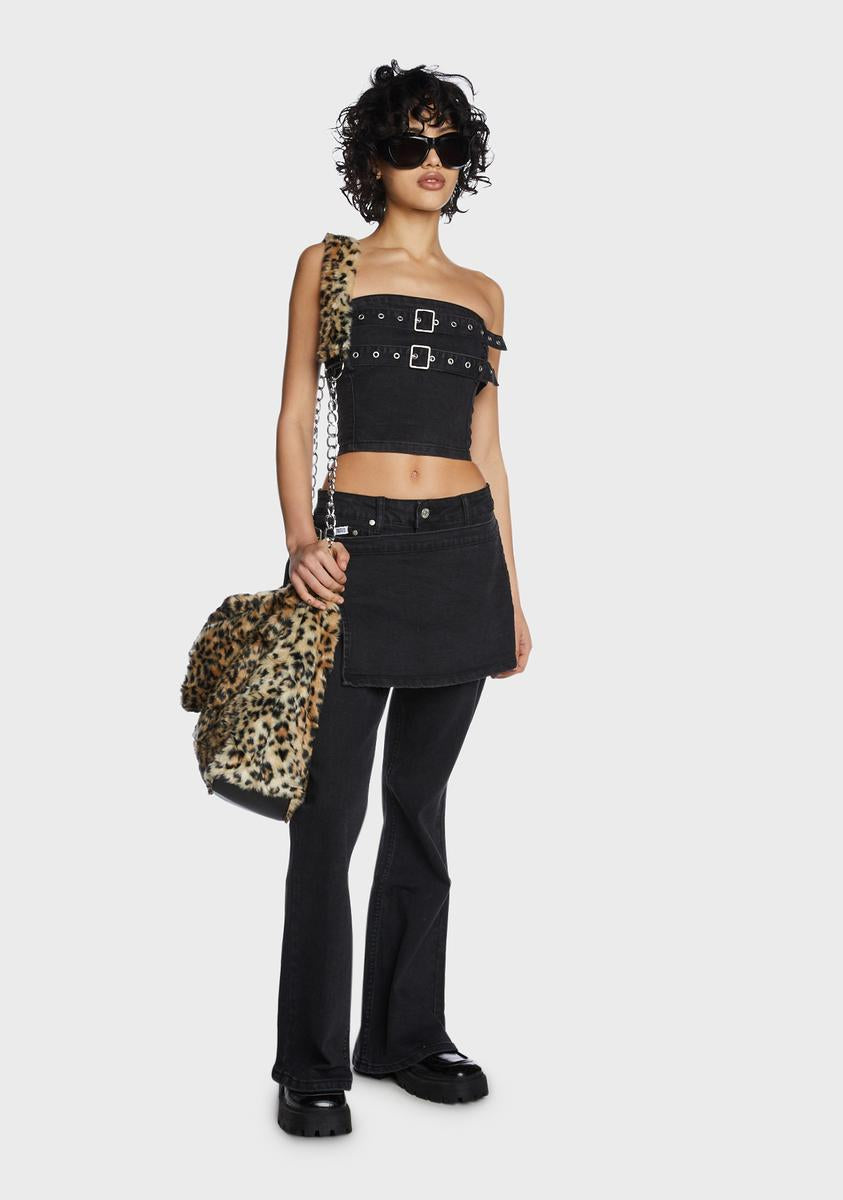 Low Rider Skirt Pants