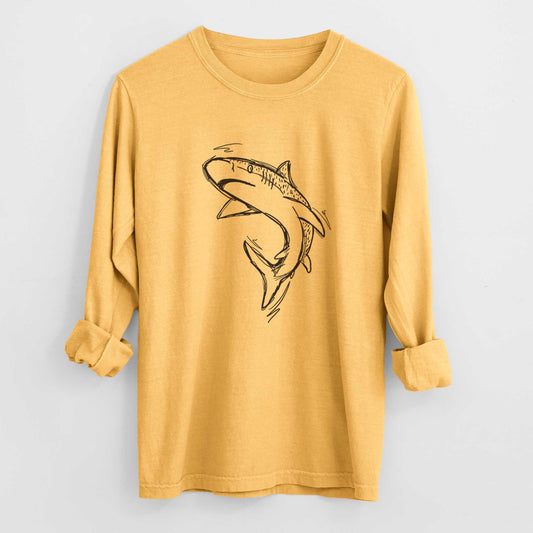 Tiger Shark - Heavyweight 100% Cotton Long Sleeve