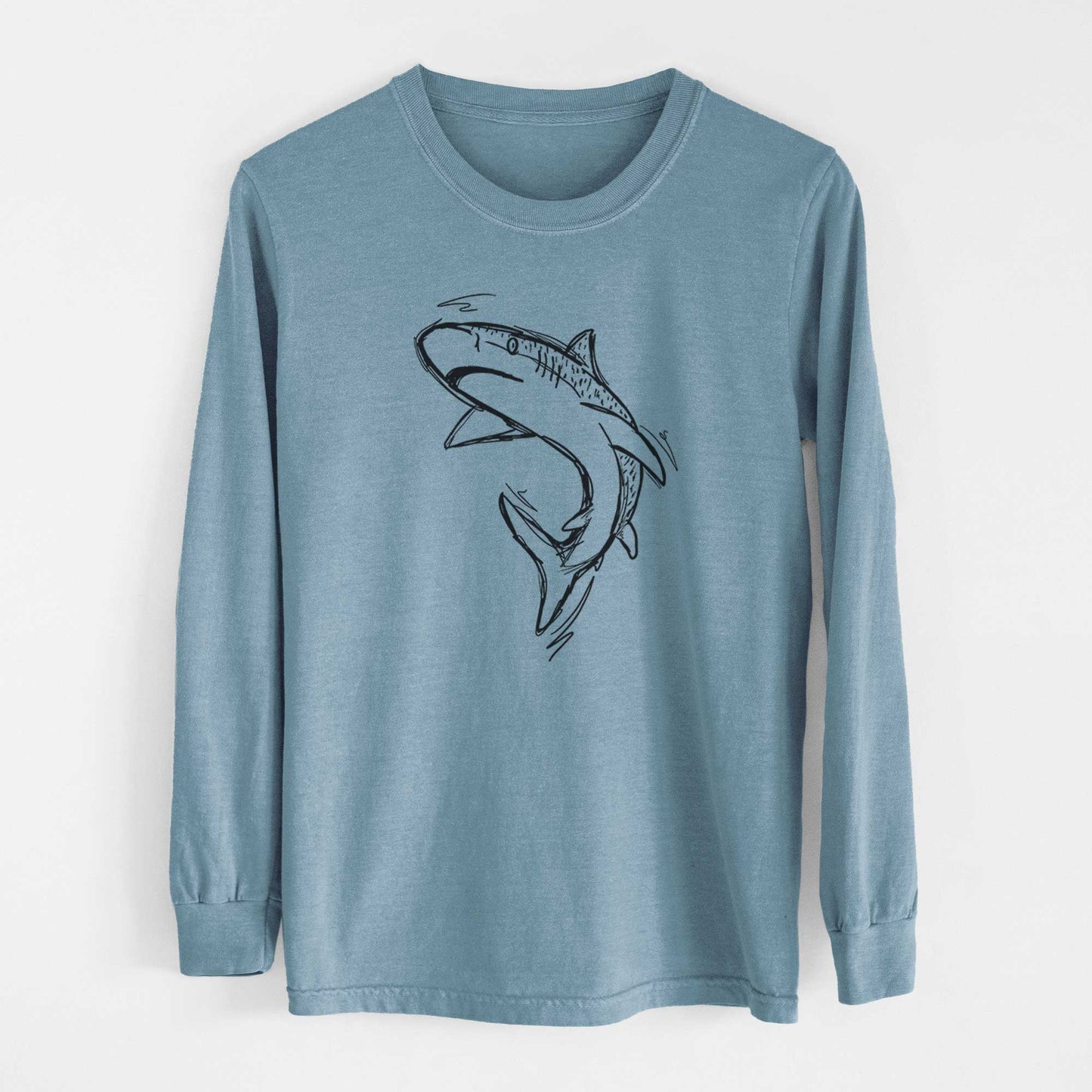 Tiger Shark - Heavyweight 100% Cotton Long Sleeve