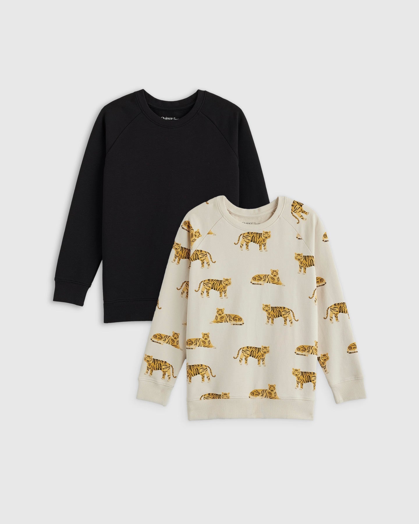 Organic Cotton French Terry Crew Neck Sweatshirt 2-Pack