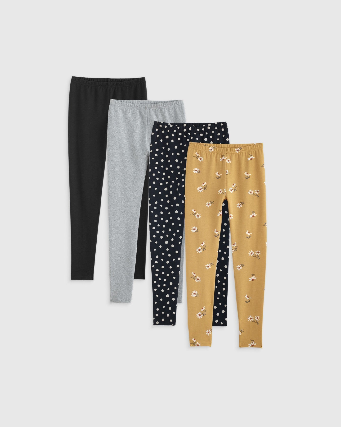 Organic Cotton Leggings 4-Pack